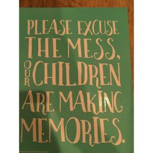 Chalk couture transfer please excuse the mess out children are making memories